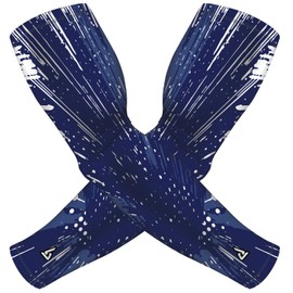 Cooling Compression Arm Sleeves for Men, Women, Youth Sports - UV Sun Protection & Tattoo Cover Up Forearm Sleeve - 1 Pair