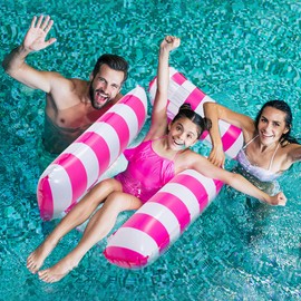 Udbrud Inflatable Water Hammock, Pack of 2, 4-in-1 Air Mattress, Swimming Pool, Beach, Water Toy, Water Hammock, Swimming Pool, Lounge Chair for Adults and Children