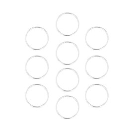 Red Crimson Pack of 10 nose rings 10mm