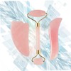 Minkissy Facial Massage Beauty Apparatus Pink Crystal Horn Massage Stone