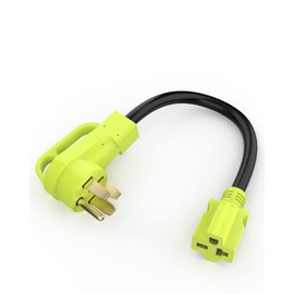 FGIEU NEMA 14-50P Male to 6-20R Female RV Adapter Cord, Durable and Compact, Heavy Duty RV EV Dogbone Electrical Converter Cord Cable