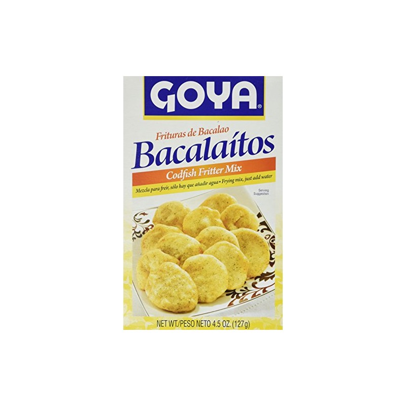 Goya Bacalaitos -Codfish Fritter Mix 4.5oz (2pack)