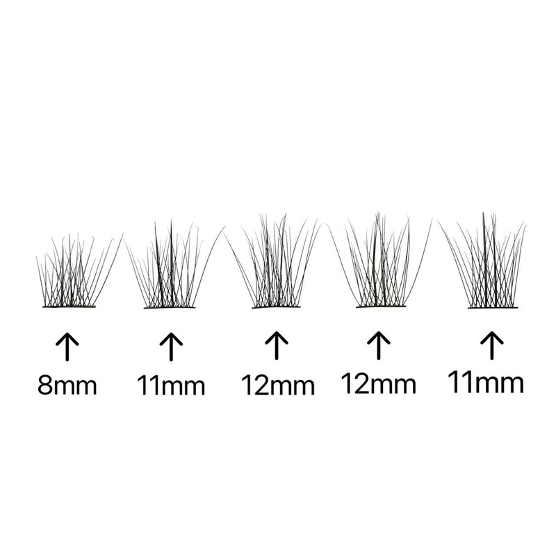 CLEAREYELASH False Eyelashes for Partial, Large Capacity, 50 pcs, Korea,