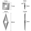 Tungsten Carbide Inserts Wood Lathe Turning Tools, Wood Lathe Tools