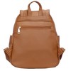 KKXIU Trendy Leather Backpack Purse for Women and Ladies Shoulder