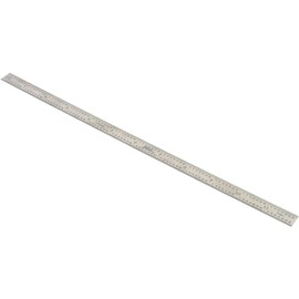 SPI 13-889-1 Flexible Steel Rule: English/Metric Graduation, 1/2" Wide x 12" Long