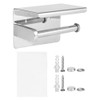 Toilet Paper Holder Stainless Steel Toilet Paper Roll Holder with