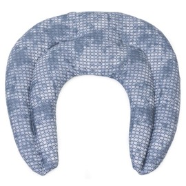 Johanniskern Neck Pillow with Chambers Used Look Grey/Blue Neck Pillow Heat Cushion for Neck