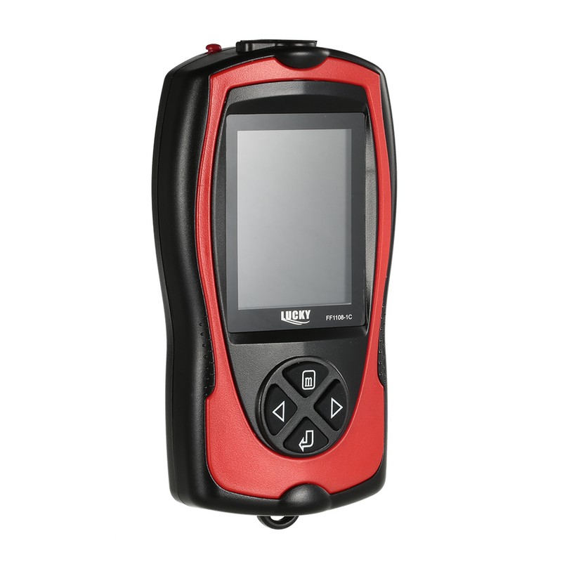 LUCKY FF1108-1CT Portable Fish Finder 100M/300FT Depth Fish Alarm Wired