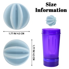 12PCS Milkshake Protein Shaker Balls, LIOUCBD Plastic Blender Ball Replacement Shaker Ball, Colorful Whisk Shaker Balls for Blender Bottle - Easy to Clean,Strong Whisk for Well Mixing