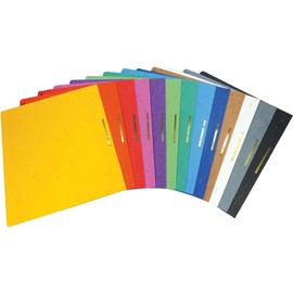 Brunnen Folders Cardboard Extra Strong - Large Pack of 13 Colourful Colours in a Pack - for School, Job, Office And Home.
