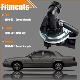 EGR Valve EGV1042 Fits for 2003-2011 Crown Victoria, for 2003-2011 Lincoln Town Car, for 2003-2011 Grand Marquis, EGR Valve Exhaust Gas Recirculation Valves Replace OE 3W7E-9Y456-B3A