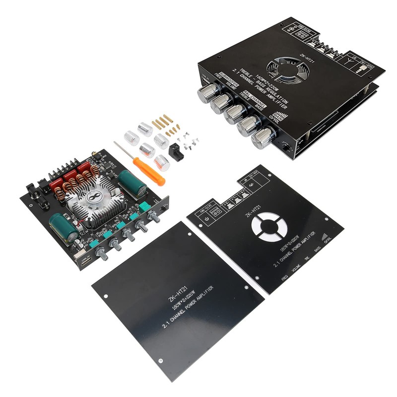 BT Power Amplifier Board DC1536V 2.1 Channel Stereo USB Amplifier