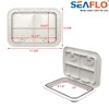 SEAFLO Marine Boat Deck Rectangular Access Hatch - 12.4" x