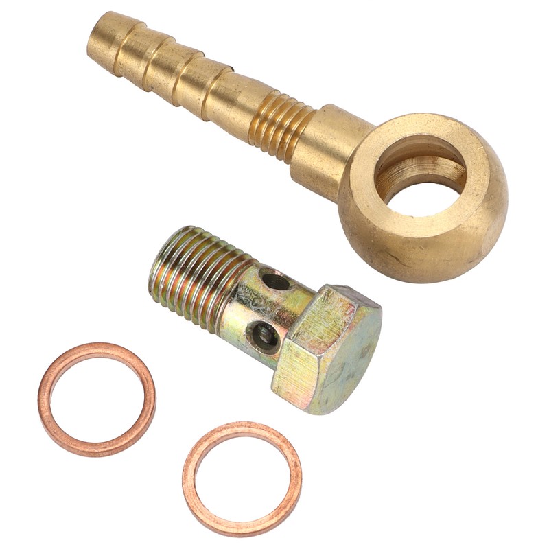 Turbocharger Water Coolant Banjo Fitting Bolt Set M14x1.5 to 3/8in