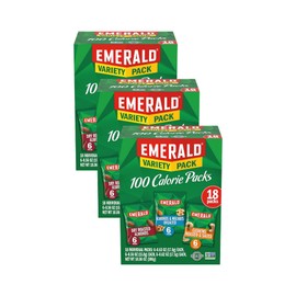 Emerald Nuts, 100 Calorie Variety Pack, 18 Count (Pack of 3)