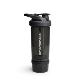 SmartShake Revive 25 oz/ 750 m Black Protein Shaker Makes Fruit Water Easy to Hold, Includes Sealing Lid