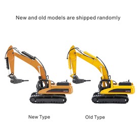Juguete Modelo de Excavadora, Modelo de Excavadora de Aleación a Escala 1:50, Vehículo de Coche de Alta Simulación de Construcción de Ingeniería