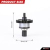 36T Center Differential #45 Steel Gears Diff Output Aluminum Diff