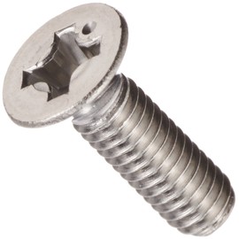 Parthouse Osato Stainless Steel Machine Screw, Countersunk Head 0.1 inch (3 mm) x Length 0.4 inches (10 mm), Pack of 50 (62533)