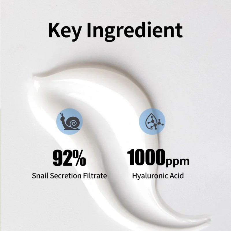 Crema Facial Hidratante VGO Mucina Caracol 92% Hipoalergénica 30ml