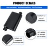 Floshine Universal Mufflers, Two Chamber 2.5'' offset inlet (ID) 2.5''