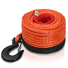 ZESUPER 3/8" x 100ft Synthetic Winch Rope Dyneema 12 Strand