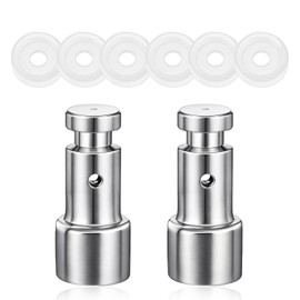 2 PCS Pressure Cooker Parts, Universal Replacement Floater Valve with 6 PCS Silicone Sealer Gaskets Pressure Cooker Accessories for XL, YBD60-100, PPC780, PPC770, PPC790