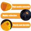 EIHI Pack of 6 Bicycle Reflectors Cat Eyes to Improve