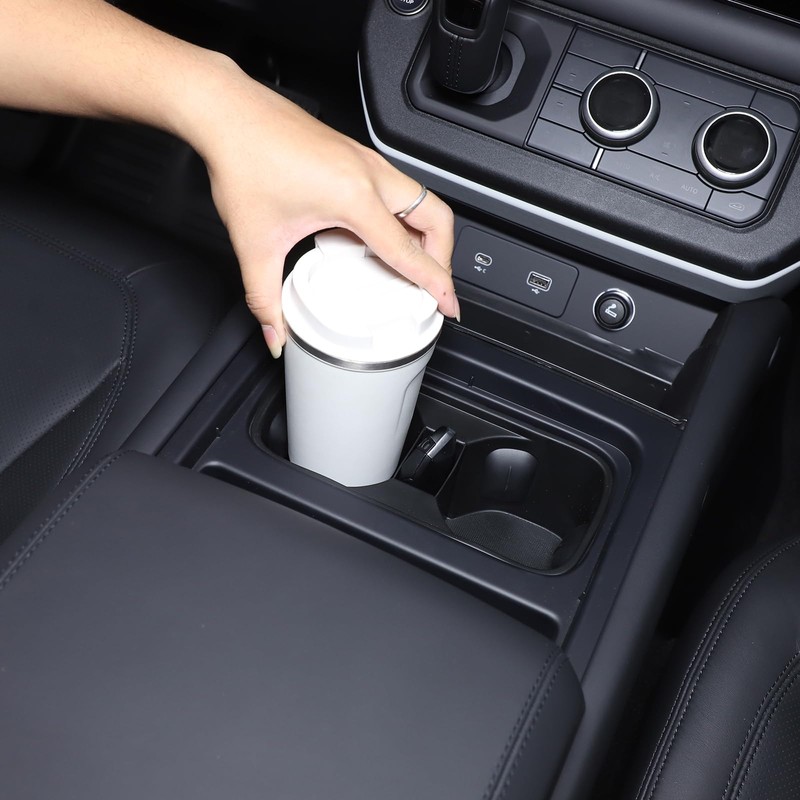 HIRUFAIT TPE Cup Holder Coasters Compatible with Land Rover Defender