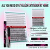 FADVAN 280pcs Eyelash Extension Kit DIY Lash Extension Kit, 9-16mm