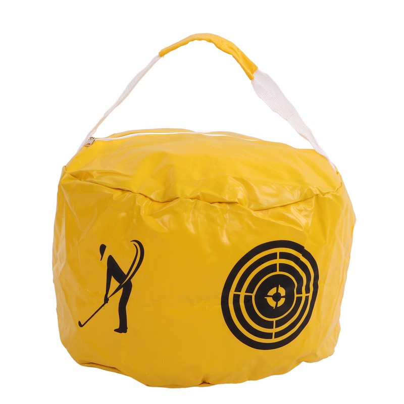 Golf Hitting Bag Waterproof PVC Smoothing Surfaces Zipper Design Golf