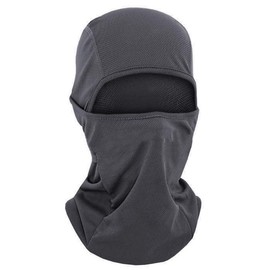 Opromo Windproof Breathable Balaclava UV Sun Protection Full Face Mask for Men Women,Cycling Motorcycle Mask Helmet Liner Tactical Balaclava Hood-Gray