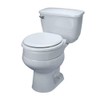 Maddak Inc. Maddak 72571-1005 Ableware Hinged Elevated Toilet Seat, Elongated,