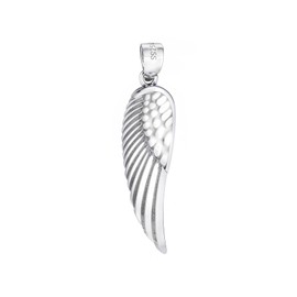 Sofia Milani - 60019 Women's Pendant 925 Silver Wings Feather, Sterling Silver, No Gemstone