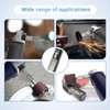 Neeki Flapper Adapter, stainless steel angle grinder adapter, compatible with