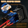 DaierTek Momentary Rocker Switch 12V 20A Marine Horn Button Switch