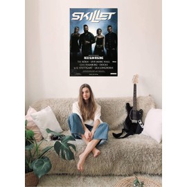 Skillet - Monster, Tour 2016 » Konzertplakat/Premium Poster | Live Konzert Veranstaltung | DIN A1 «