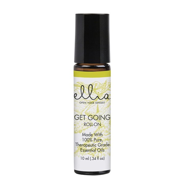 Ellia Essential Oil Roll-On | Get Going Blend| 10ml, 100% Pure, Therapeutic Grade