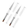 Thinp 2 Pcs Double Ended Gel Builder Brush,Builder Gel Nail
