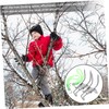 Baluue 4pcs Lightweight Tree Climbing Spikes with Harness and Safety