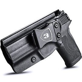 M&P 380 Shield EZ Holster, IWB Kydex Holster Fit: S&W M&P 380 Shield EZ Pistol, Inside Waistband Appendix Concealed Carry Holster for M&P Shield 380 EZ, Adj. Cant & Retention, Left Hand