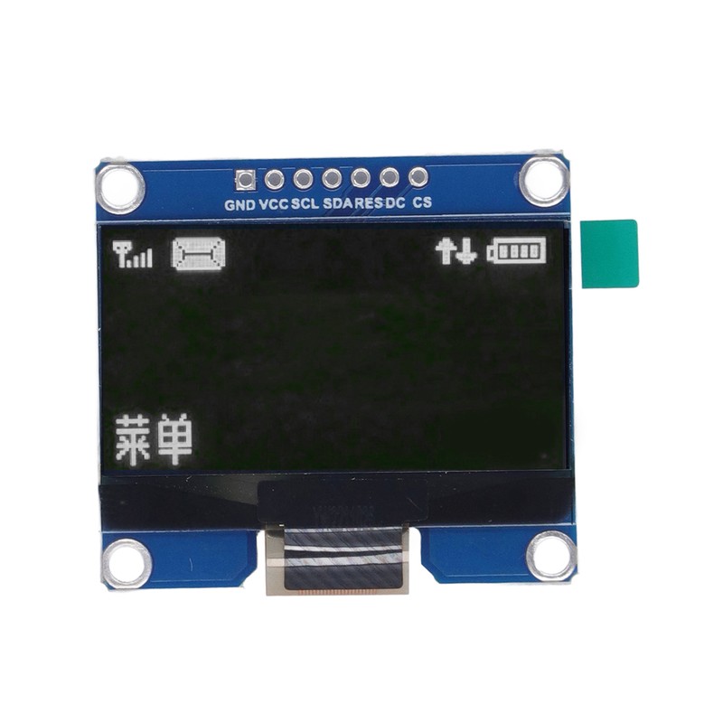 7Pin 1.54in IPS Display Module SPD0301 Drive IC 128X64 SPI