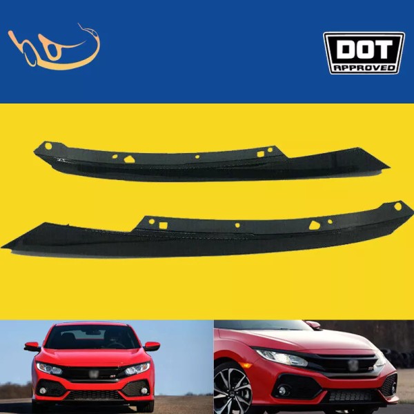 YLT Auto For 2019 2020 Honda Civic Glossy Black Front