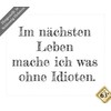 Microfibre Cleaning Cloth for Glasses with German Text "Im nächsten