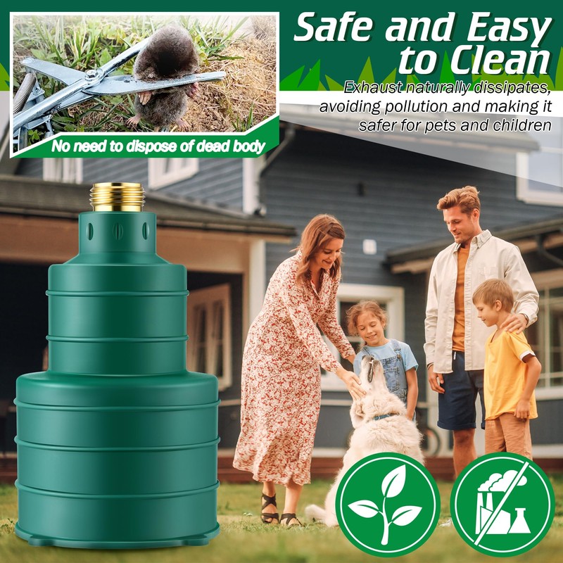 Qualirey 1 Pack Pest Control Exhaust Pipe Attachment Transport Exhaust