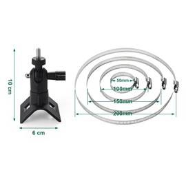 SHMSHNG Camera Mount Wall Mount with 1/4 Inch Screw 360° Adjustable for Ring Camera Outdoor, Eufy eufyCam 3, 3C, 2, 2C, 2C Pro, Wyze Cam Pan, Arlo Ultra 2