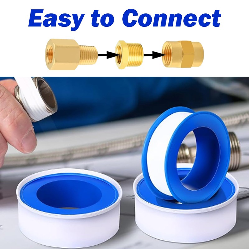 FloFlex Brass Pipe Plug Kit 21pcs, 1/8", 1/4", 3/8", 1/2"