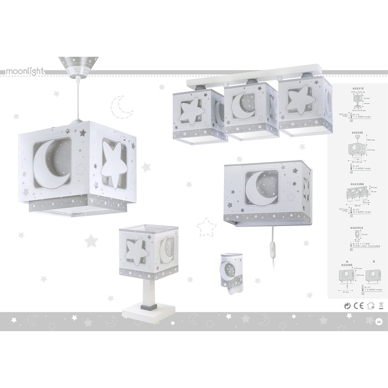 63534 Children's Light with Railway Design