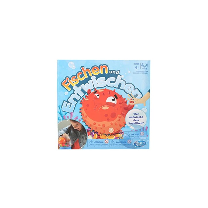 Hasbro Games E3255100 Fish and Escape, Fun Children’s Game, Multicolour